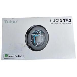 Tukio Lucid Tag Portable Locator Device Air Tag Tracker Tag Bluetooth 4 Pack NEW
